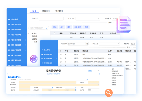 科研计划管理